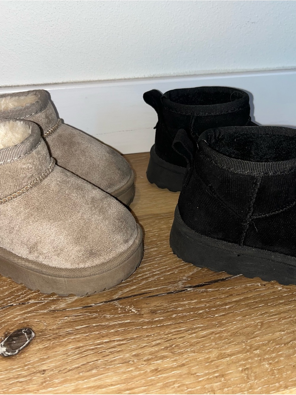 Girls UGG-style boots